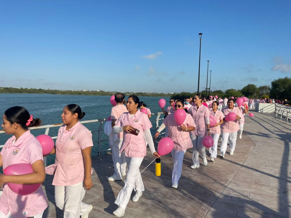 Concluyen mes de la prevención con caminata en Reynosa