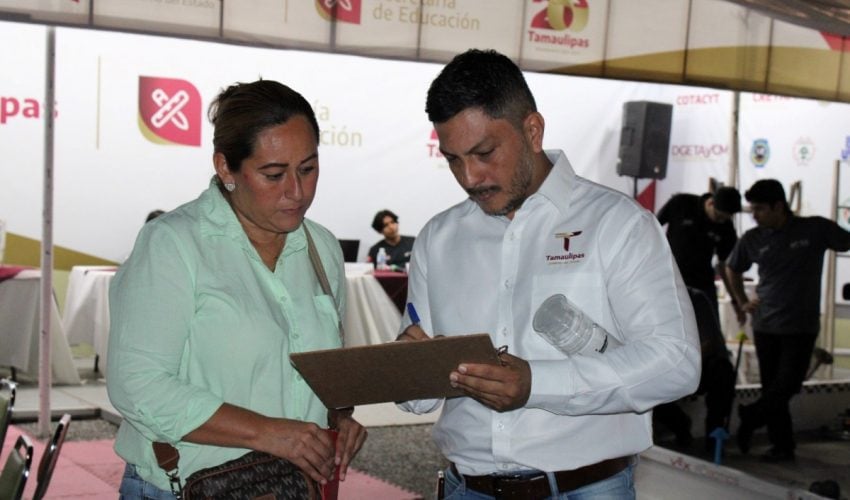 PRESENTARON ITEA Y COBAT SU OFERTA EDUCATIVA EN FERIA TAMAULIPAS