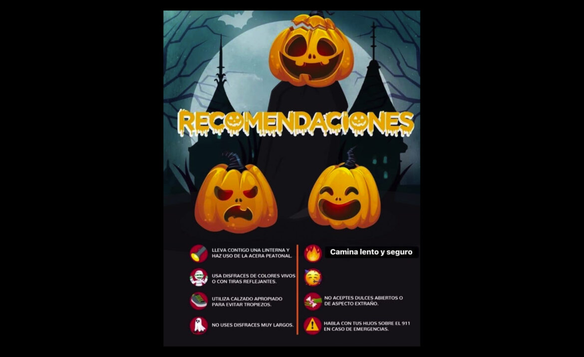 Sugiere Gobierno de Reynosa medidas de precaución a quienes celebran el 31 de Octubre