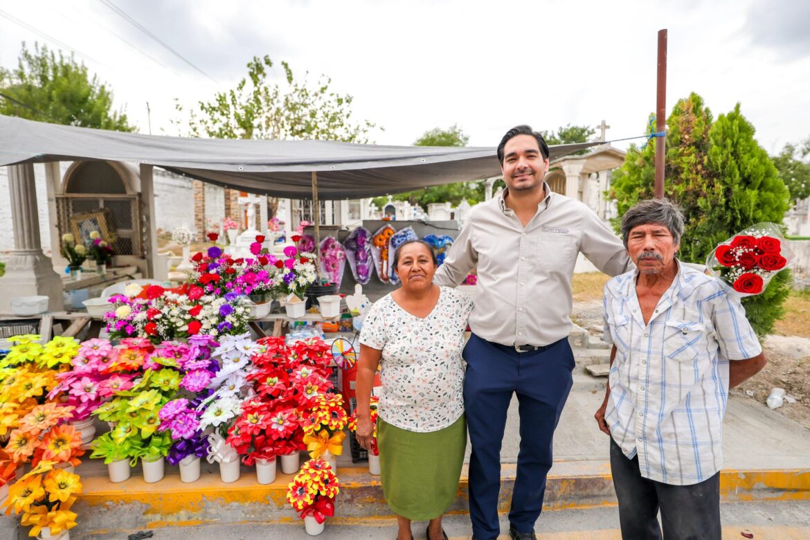 Cumplió Gobierno de Reynosa con visitantes a panteones de la ciudad