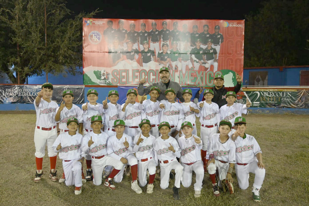 Felicita Carlos Peña Ortiz a la Selección de México de Béisbol U10