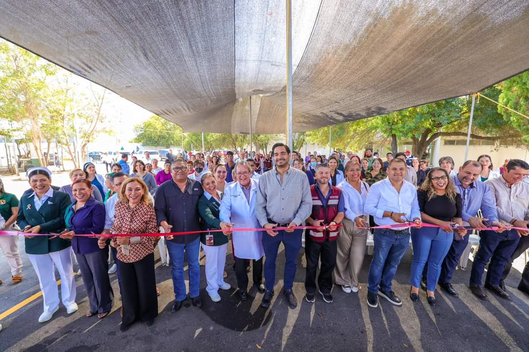 Inauguraron el Alcalde Carlos Peña Ortiz y Doctor Nestor García Prugue obras en Hospital General Reynosa
