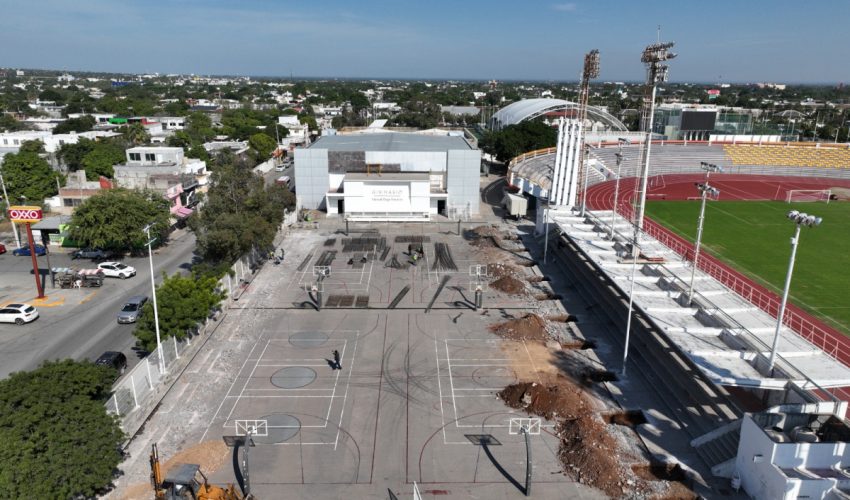 CON OBRA PÚBLICA, SE TRANSFORMA LA UNIDAD DEPORTIVA “ADOLFO RUIZ CORTINES” DE CIUDAD VICTORIA