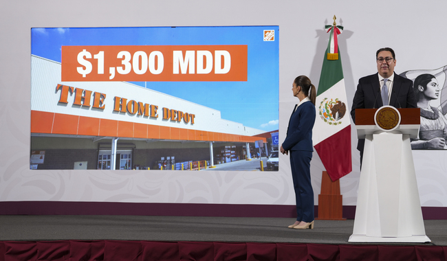 Como parte del Plan México, The Home Depot anuncia inversión de mil 300 mdd de 2025 a 2028