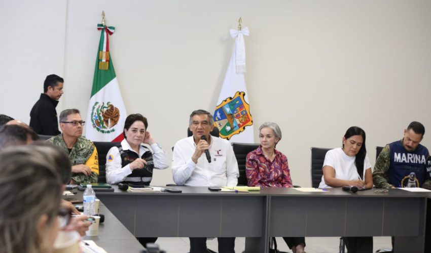 INICIA REUNIÓN DE EVALUACIÓN POR AFECTACIONES TRAS LLUVIAS EN REYNOSA.
