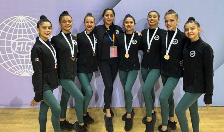 GIMNASTAS TAMAULIPECAS SIGUEN BRILLANDO EN COMPETENCIAS INTERNACIONALES