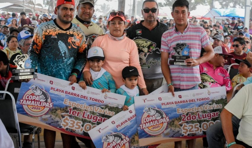 ROMPE RÉCORD DE PARTICIPACIÓN EN PESCA DEPORTIVA COPA TAMAULIPAS 2025.