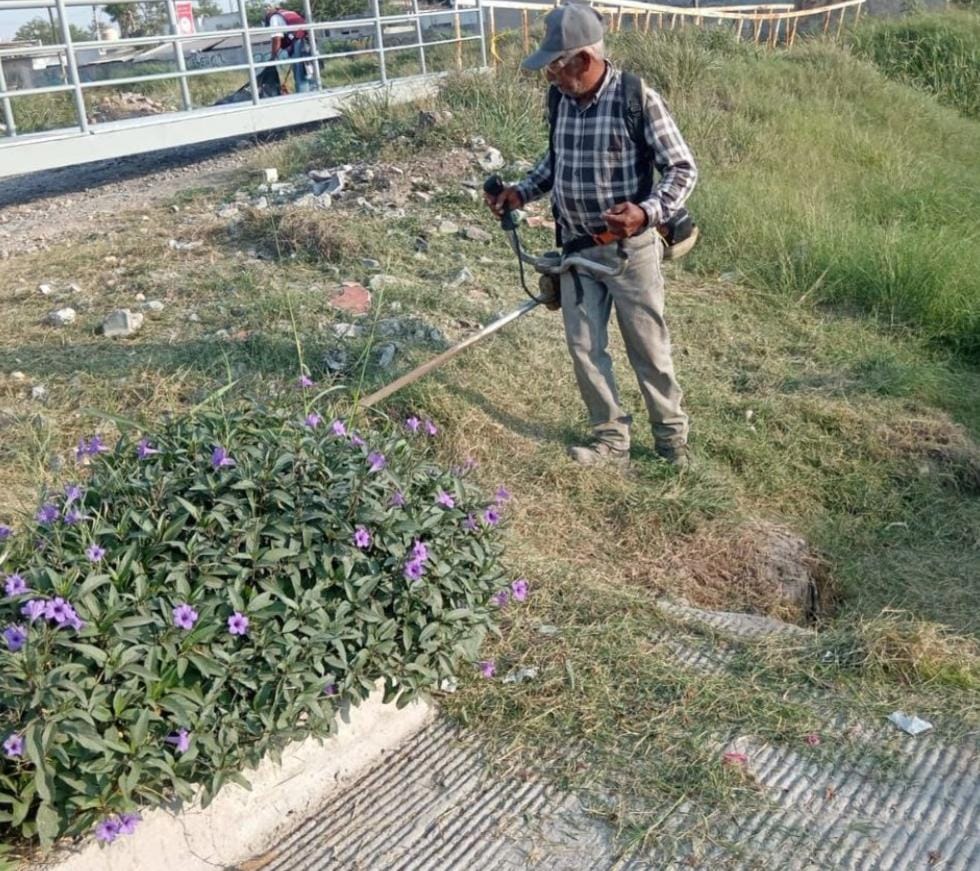 Desazolva Gobierno de Reynosa drenes y canales pluviales.