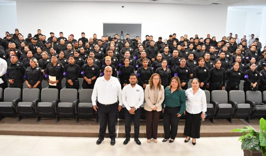 RECIBE GUARDIA ESTATAL CAPACITACIÓN COMO PRIMER RESPONDIENTE EN CASOS DE VIOLENCIA FAMILIAR Y DE GÉNERO.