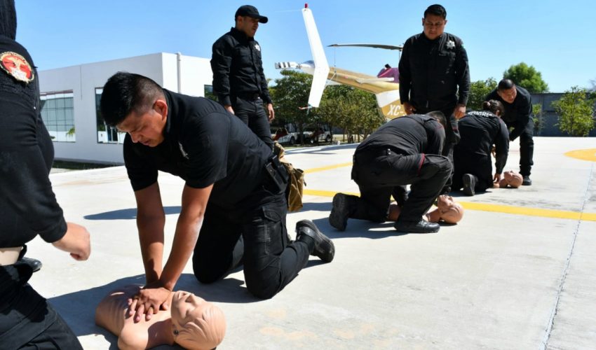 IMPARTE CRUM CURSO DE CERTIFICACIÓN EN ATENCIÓN PREHOSPITALARIA A ELEMENTOS DE LA GUARDIA ESTATAL.