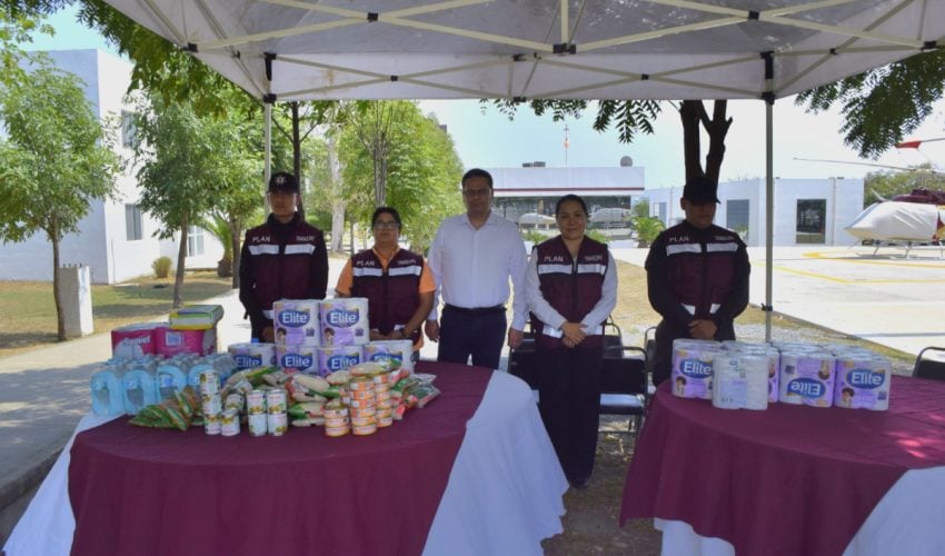 SE SUMA SSPT CON DONATIVOS PARA POBLACIÓN AFECTADA POR INUNDACIONES EN LA FRONTERA.