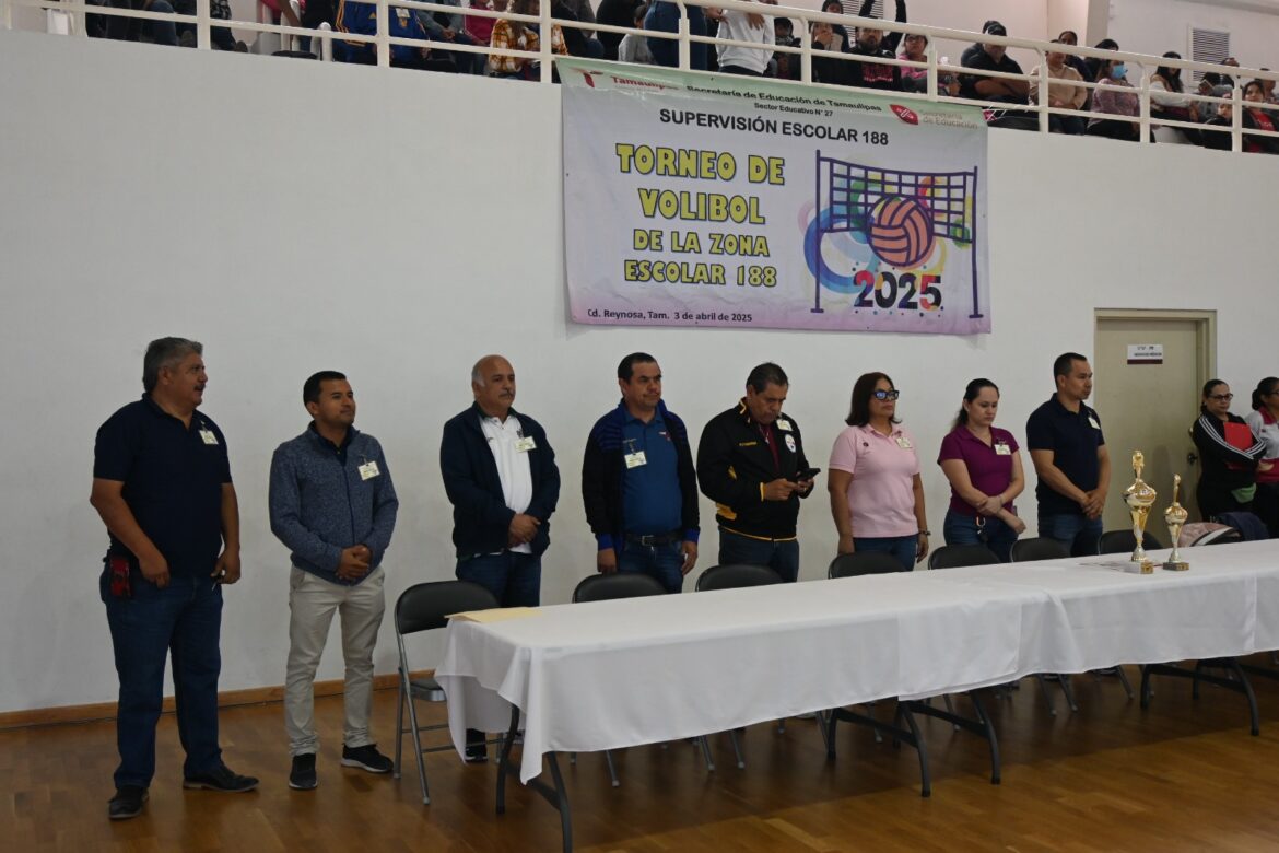 Se llevó a cabo Torneo de Voleibol Escolar en el Polideportivo Reynosa