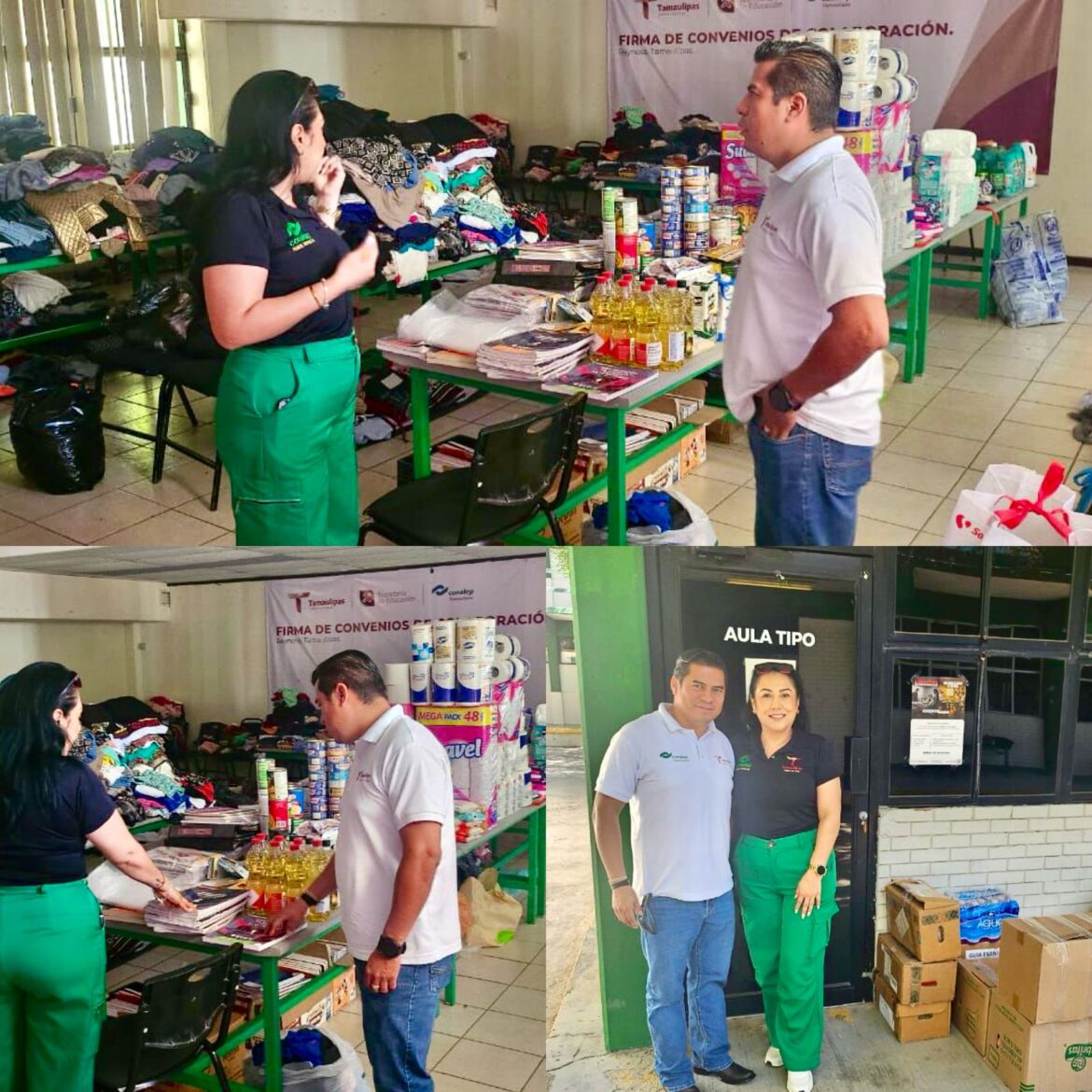CONALEP Reynosa agradece el apoyo solidario de CONALEP Nuevo Laredo 246