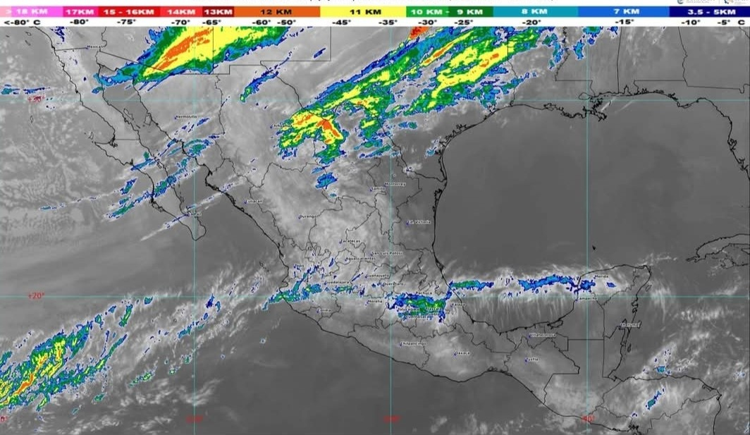 Frente Frío 37 trae tolvaneras, pero no habrá lluvias.
