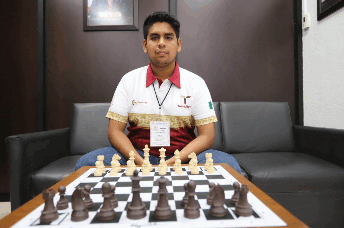 Alumno de la UTTN representará a Tamaulipas en Olimpiada Nacional de Ajedrez CONADE 2025.
