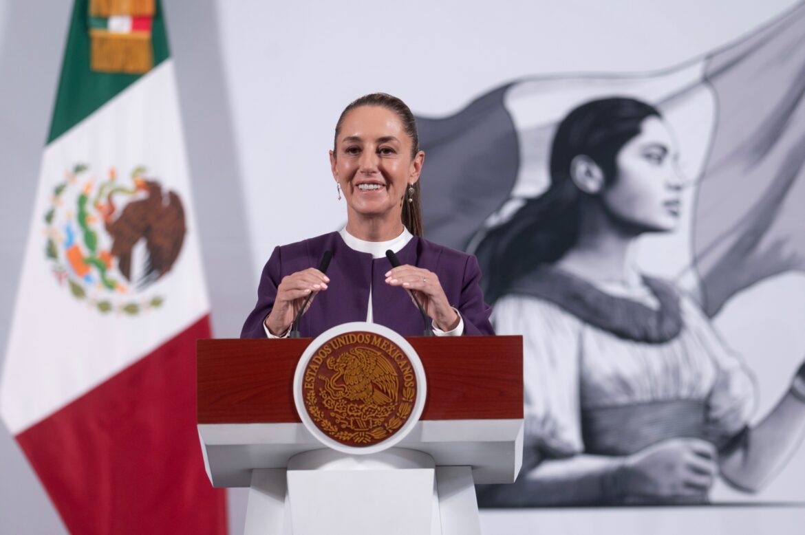 Conferencia de prensa de la presidenta Claudia Sheinbaum Pardo del 7 de abril de 2025.