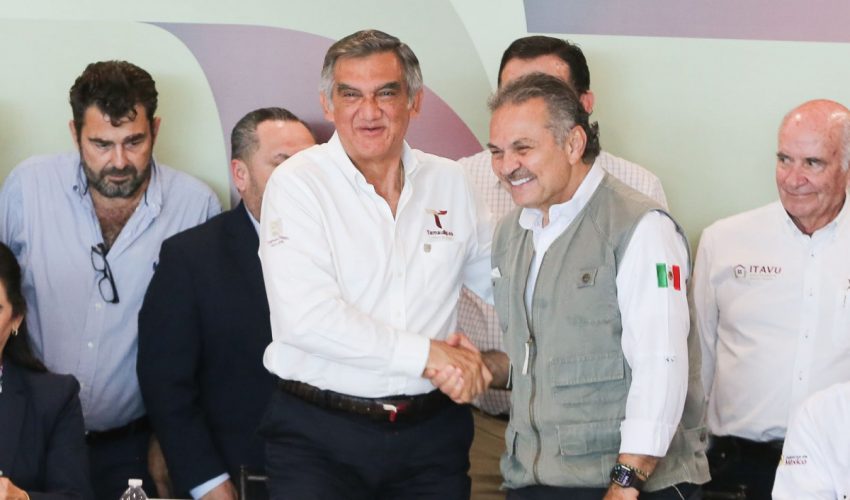 GOBERNADOR AMÉRICO VILLARREAL Y DIRECTOR GENERAL DEL INFONAVIT OCTAVIO ROMERO SE REÚNEN CON DESARROLLADORES DE VIVIENDAS; AGILIZARÁN PROGRAMA DE CASAS PARA TAMAULIPAS.