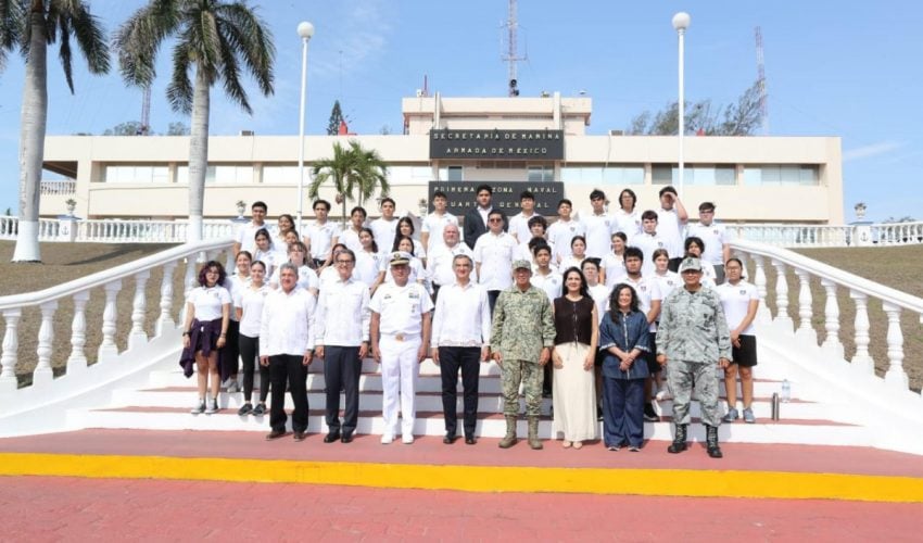 RECONOCE AMÉRICO VILLARREAL RESPALDO DE LA SECRETARÍA DE MARINA PARA LA PAZ Y EL DESARROLLO DE TAMAULIPAS.