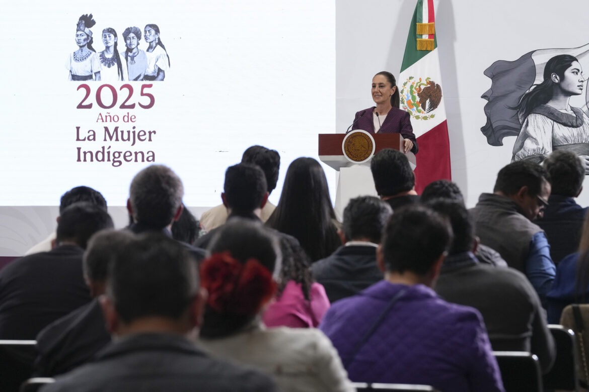 Conferencia de prensa de la presidenta Claudia Sheinbaum Pardo del 02 de mayo de 2025.