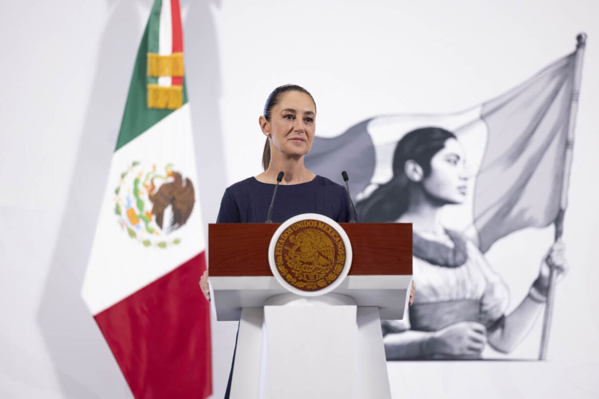 Conferencia de prensa de la presidenta Claudia Sheinbaum Pardo del 05 de mayo de 2025.