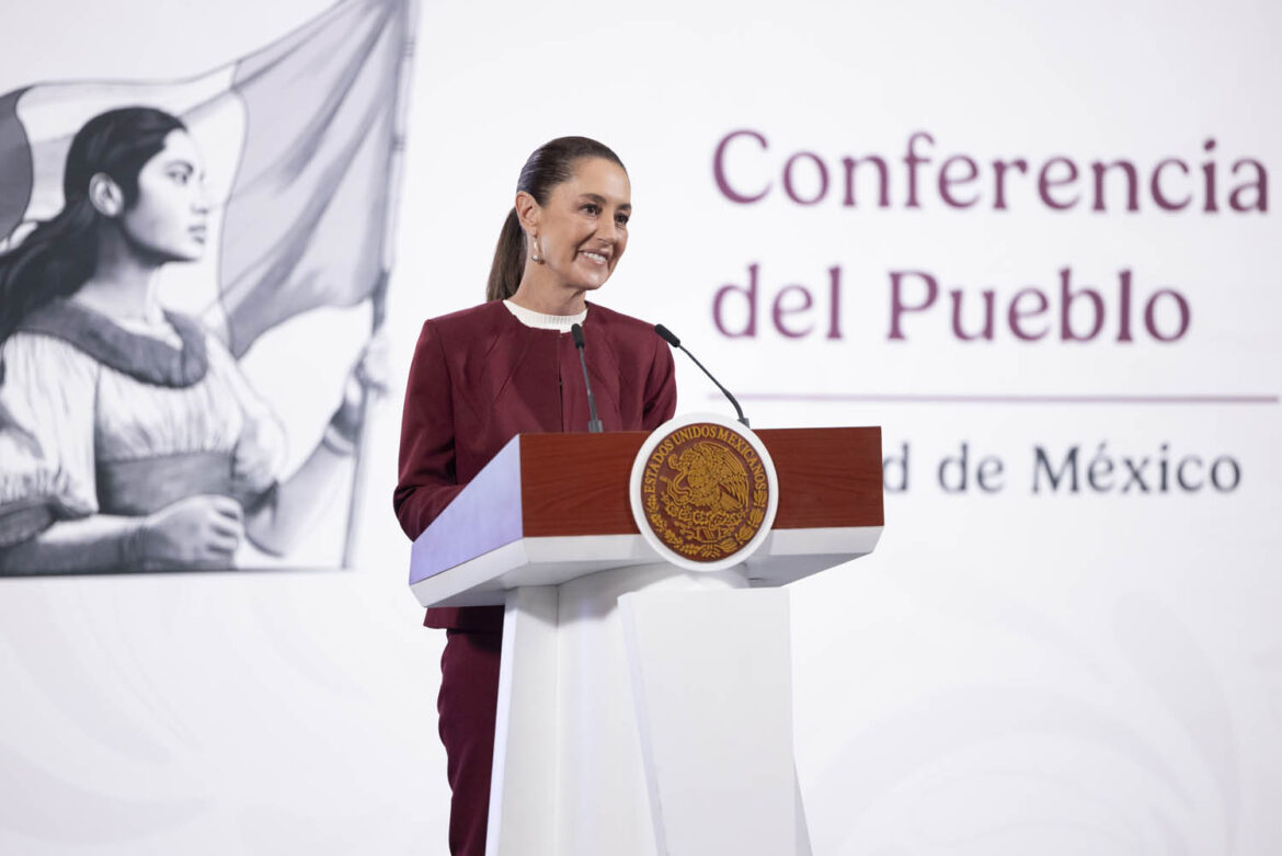 Versión estenográfica. Conferencia de prensa de la presidenta Claudia Sheinbaum Pardo del 12 de mayo de 2025