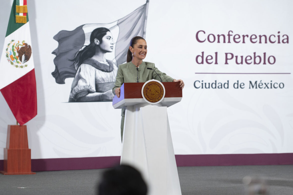 Conferencia de prensa de la presidenta Claudia Sheinbaum Pardo del 14 de mayo de 2025.