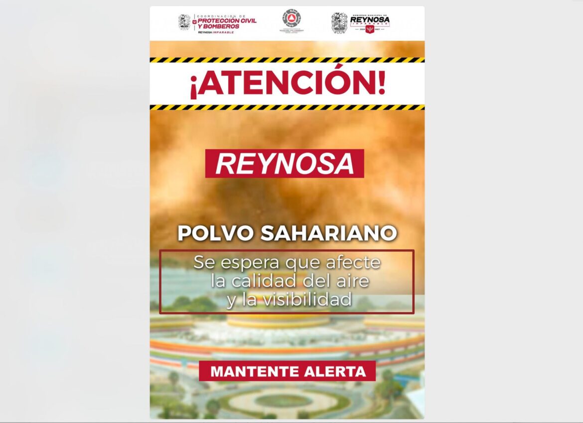 Advierte Protección Civil por paso de “Calima” el polvo del Sahara.