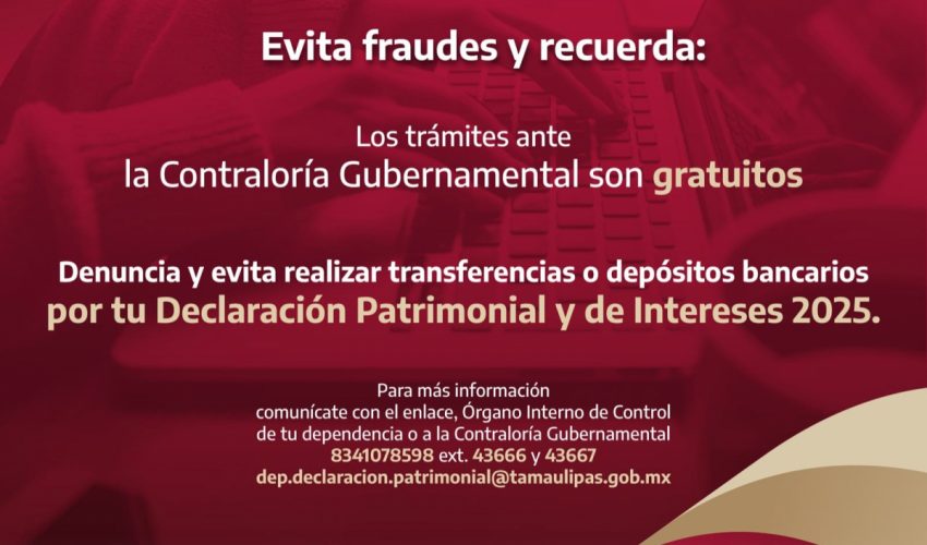 MÁS DE MIL PERSONAS SERVIDORAS PÚBLICAS REALIZAN SU DECLARACIÓN PATRIMONIAL DESDE EL DÍA PRIMERO DE MAYO.