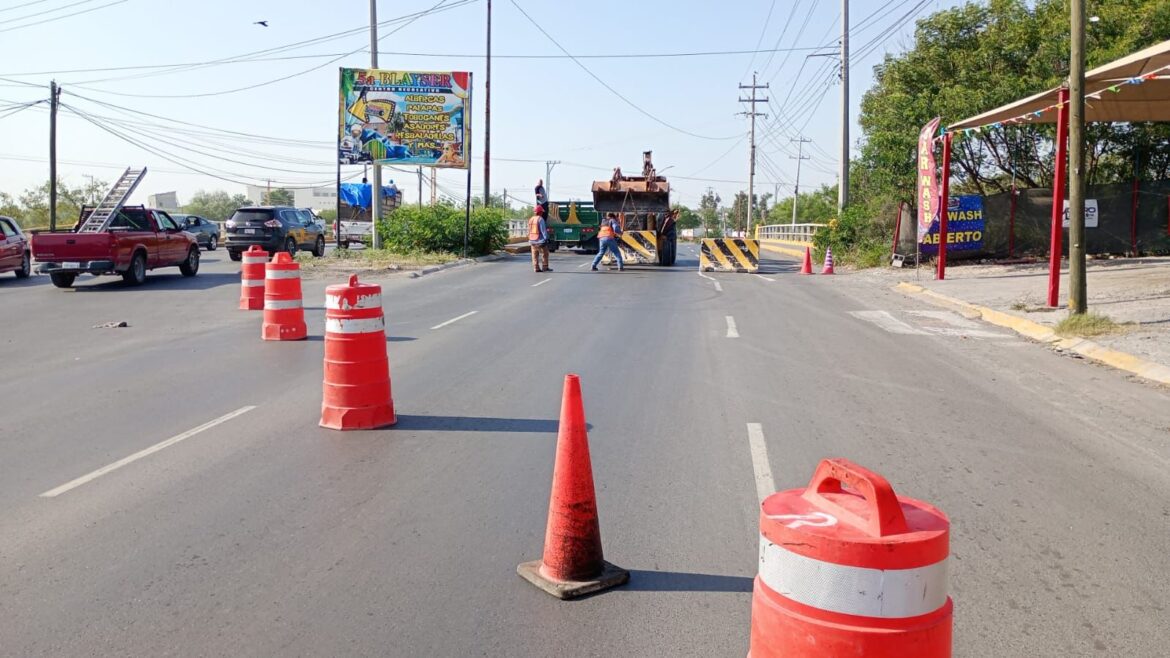 Cierre temporal de bulevar Puerta Del Sol por trabajo de rehabilitación.