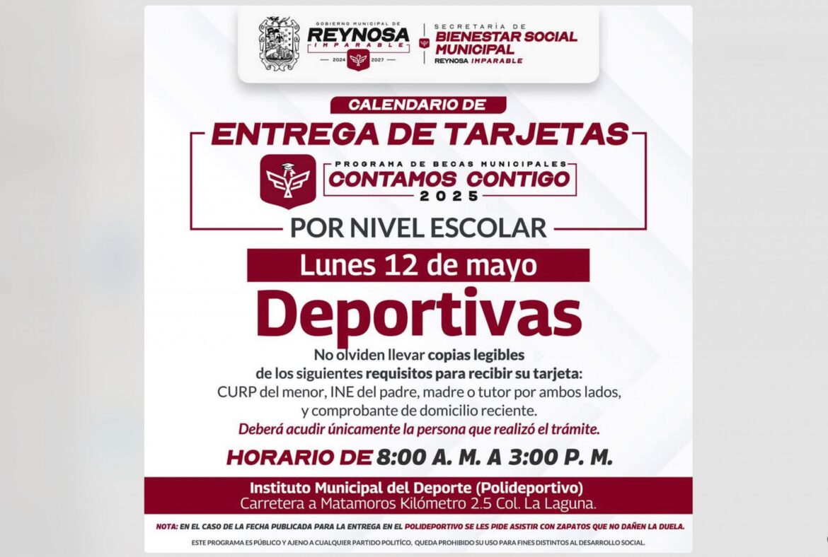 Entregará Carlos Peña Ortiz Becas Deportivas para el éxito.