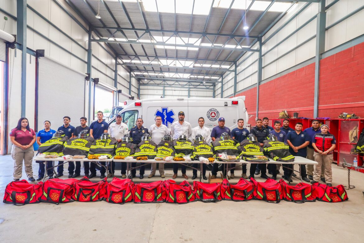 Fortalece Carlos Peña Ortiz labor de Protección Civil de Reynosa.