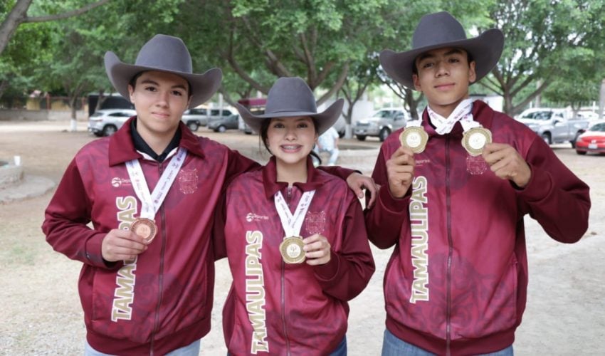 ARRANCA TAMAULIPAS CON FUERZA EN EL RODEO: TRES OROS Y UN BRONCE EN OLIMPIADA NACIONAL CONADE 2025