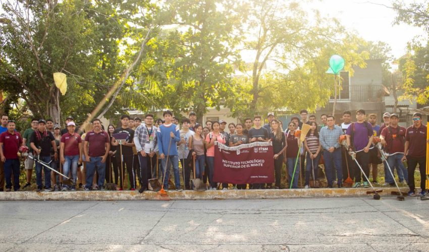 PROMUEVEN ESTUDIANTES DEL INSTITUTO TECNOLÓGICO DE EL MANTE LA CONSERVACIÓN DE SU ENTORNO AMBIENTAL.