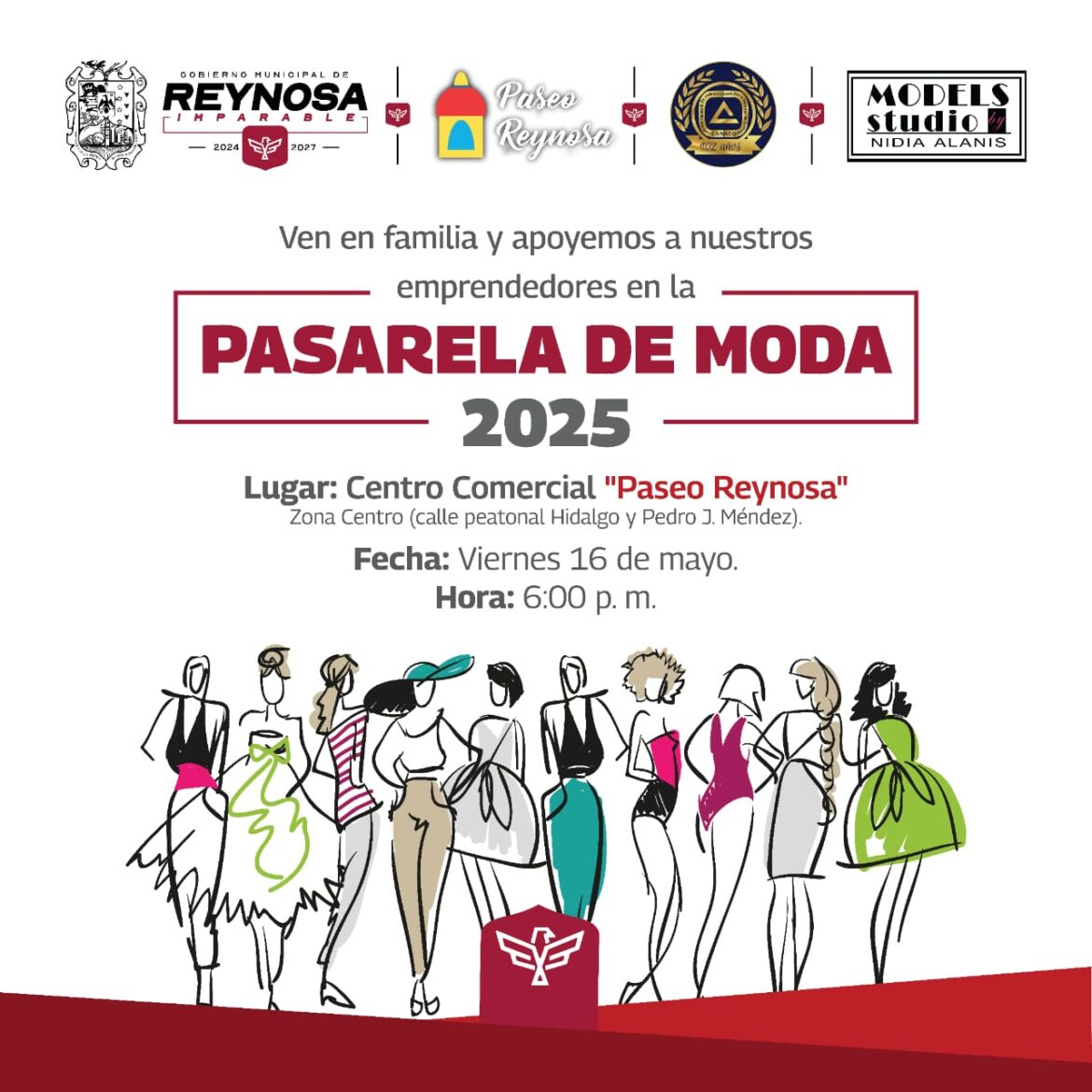 Invita Gobierno de Reynosa a la “Pasarela de Moda” 2025.