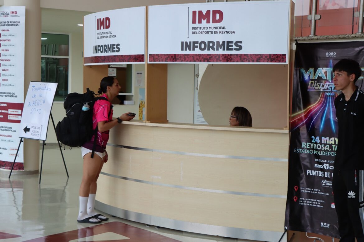 Invita el Gobierno de Reynosa a inscribirse en las diferentes disciplinas del Polideportivo Reynosa.