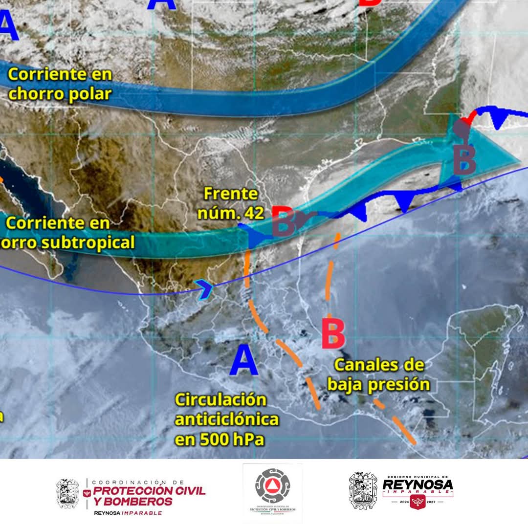 Nuevo pronóstico de lluvias para Reynosa.