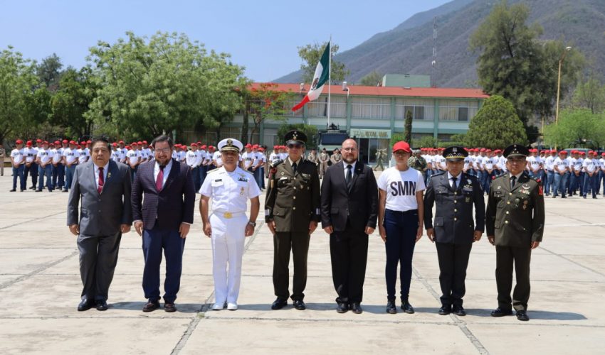 CONMEMORAN EN TAMAULIPAS EL 163 ANIVERSARIO DE LA BATALLA DE PUEBLA Y REALIZAN TOMA DE PROTESTA DE BANDERA DEL SERVICIO MILITAR NACIONAL.