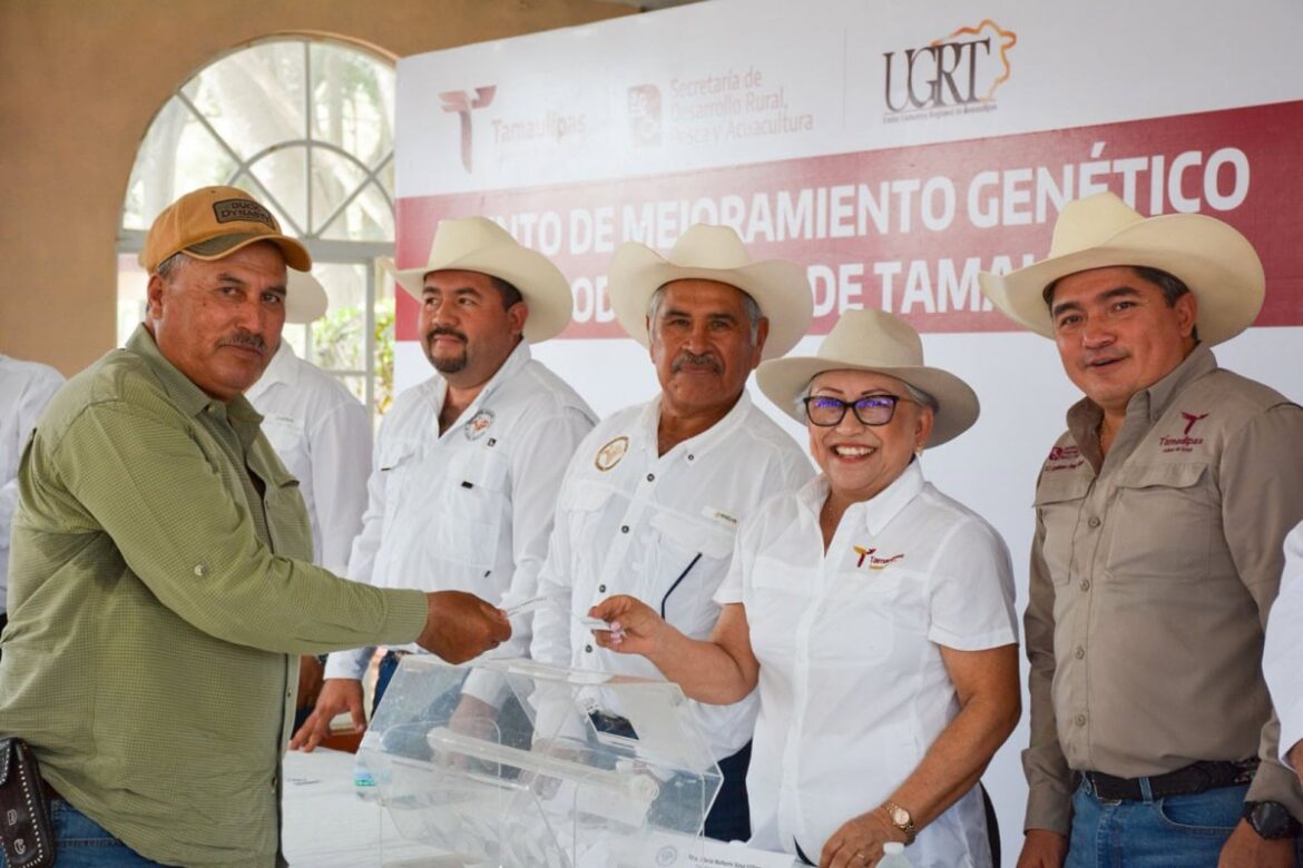 LLEVAN PROGRAMA DE MEJORAMIENTO GENÉTICO AL MUNICIPIO DE ALDAMA.