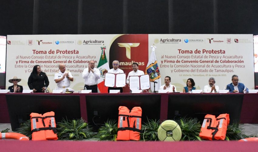 FORTALECEN GOBIERNO DE TAMAULIPAS Y CONAPESCA ALIANZA POR EL DESARROLLO PESQUERO.