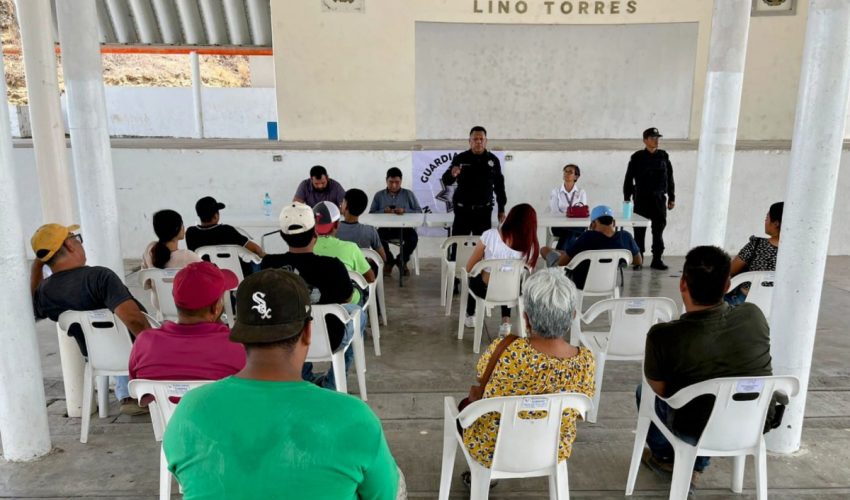 IMPARTE GUARDIA ESTATAL PLÁTICA PREVENTIVA CONTRA ADICCIONES EN NUEVO MORELOS.