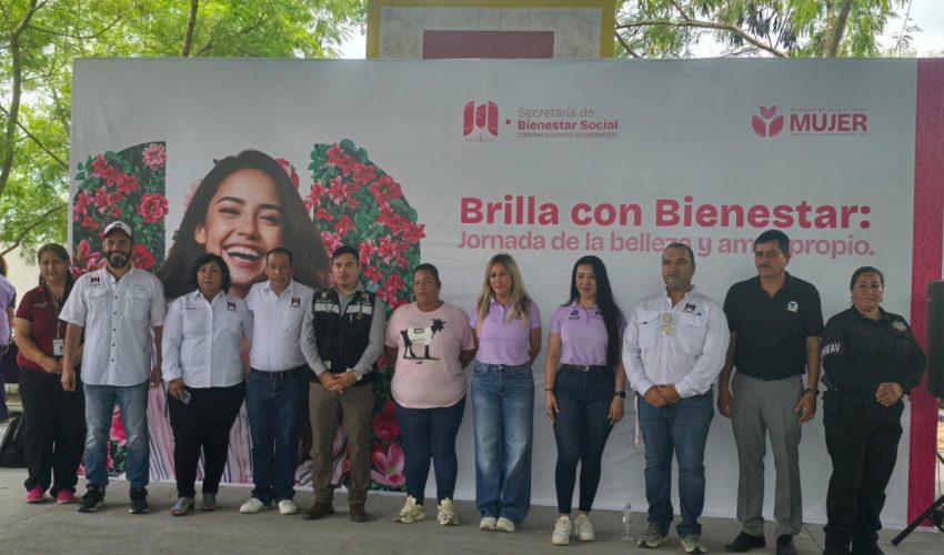 PARTICIPA GUARDIA ESTATAL DE GÉNERO EN JORNADA “BRILLA CON BIENESTAR”.