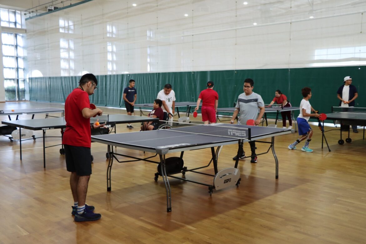 Sigue preparación del Equipo de Deporte Adaptado en el Polideportivo.
