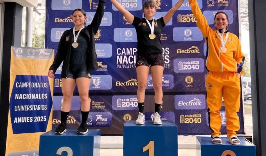 CASSANDRA VÉLEZ ARRIAGA, CAMPEONA NACIONAL ANUIES 2025: ORGULLO DE TAMAULIPAS Y DE LA UTM