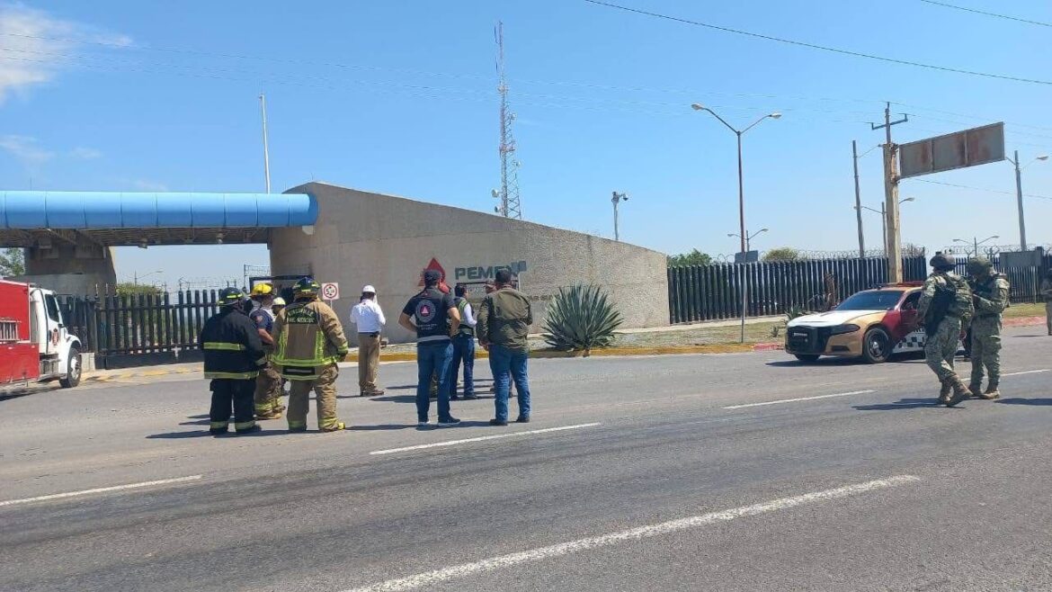 Fuga de gas en estación de compresión provoca movilidad.