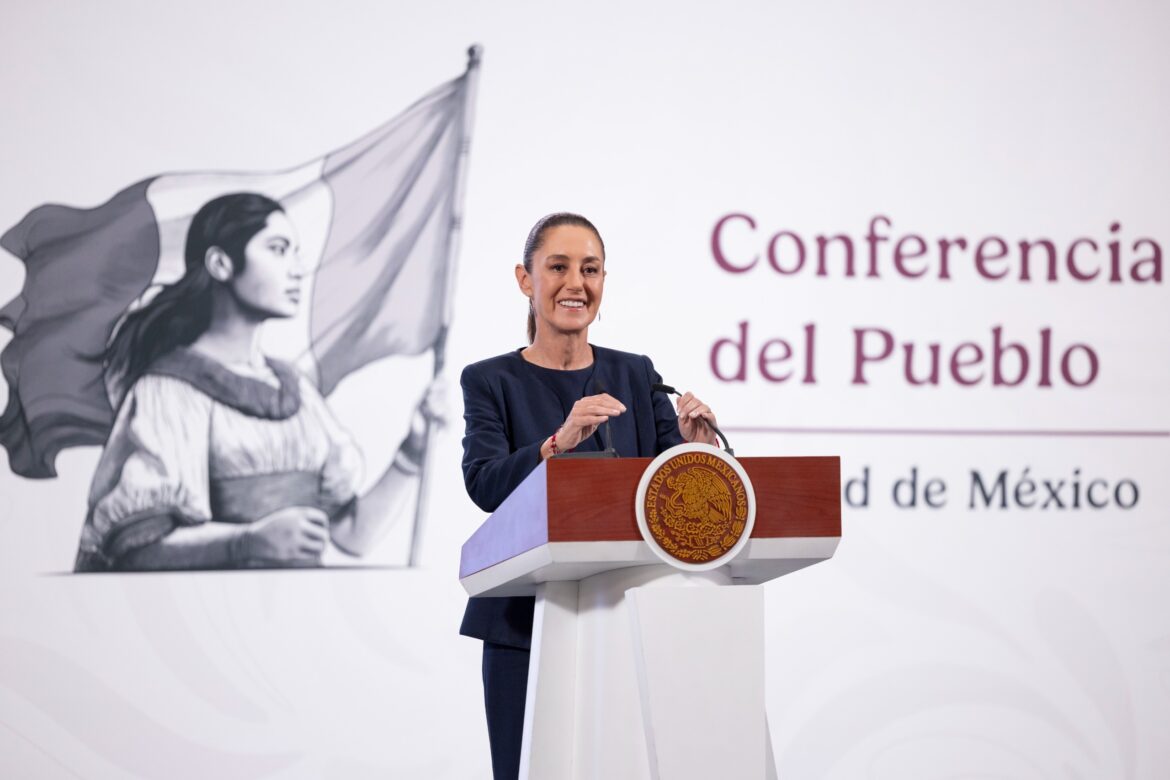 Conferencia de prensa de la presidenta Claudia Sheinbaum Pardo del 15 de mayo de 2025.