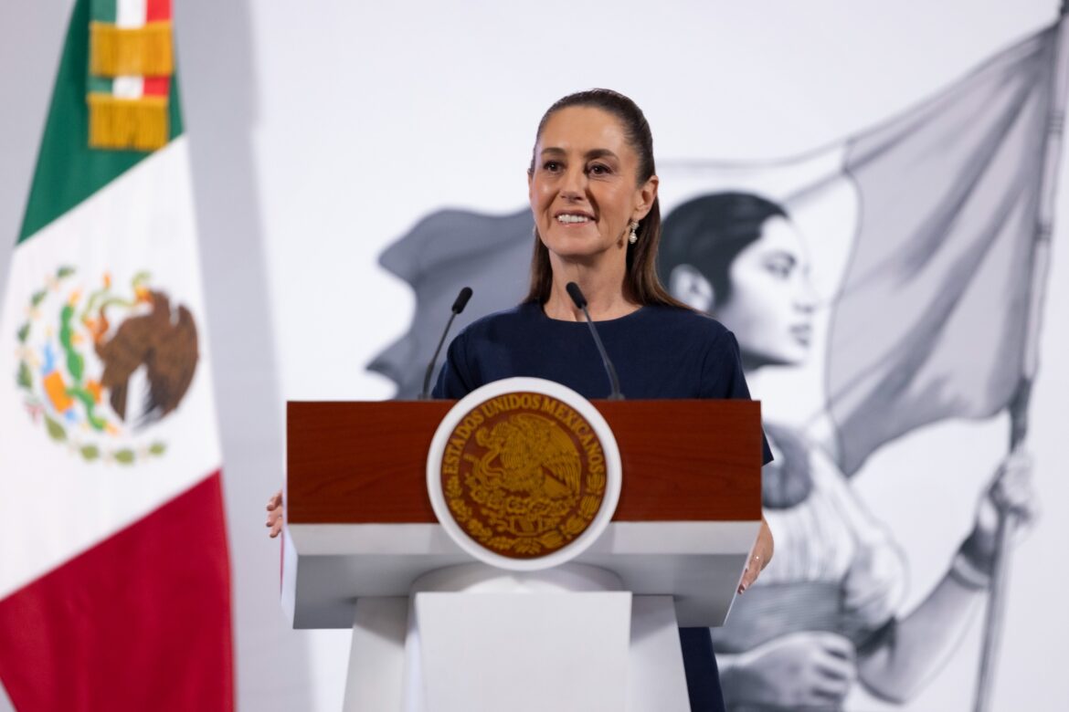 Conferencia de prensa de la presidenta Claudia Sheinbaum Pardo del 23 de mayo de 2025.