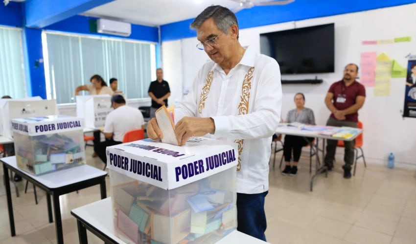 EN TAMAULIPAS SE DESARROLLA UNA JORNADA ELECTORAL EN PAZ: AMÉRICO.