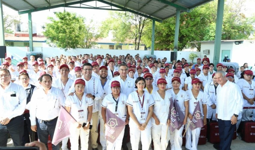INICIA AMÉRICO VILLARREAL SALUD CASA POR CASA EN TAMAULIPAS.