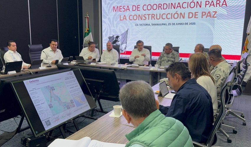 REVISAN PLAN DE ACCIÓN PARA REFORZAR SEGURIDAD EN CARRETERAS FRONTERIZAS DE TAMAULIPAS.