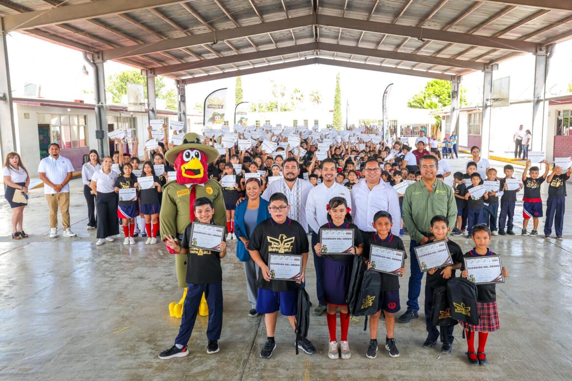 Participan más estudiantes en Reynosa Imparable por un mejor medio ambiente.